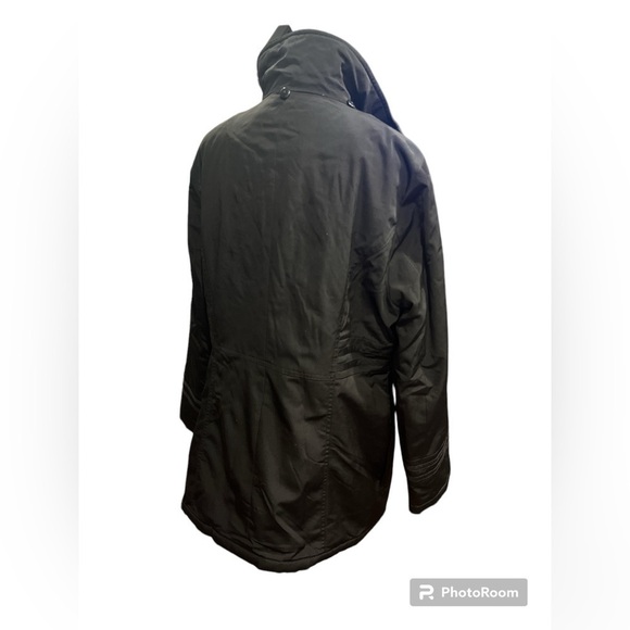 Croft & Barrow Black Full Zip Waterproof Stadium Jacket Size Large - Picture 2 of 7